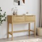vidaXL Konsolentisch FLORO Wachsbraun 89,5x36,5x73cm Massivholz Kiefer vidaXL Konsolentisch FLORO Wachsbraun 89,5x36,5x73cm Massivholz Kiefer