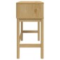 vidaXL Konsolentisch FLORO Wachsbraun 89,5x36,5x73cm Massivholz Kiefer vidaXL Konsolentisch FLORO Wachsbraun 89,5x36,5x73cm Massivholz Kiefer