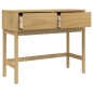 vidaXL Konsolentisch FLORO Wachsbraun 89,5x36,5x73cm Massivholz Kiefer vidaXL Konsolentisch FLORO Wachsbraun 89,5x36,5x73cm Massivholz Kiefer