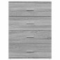 vidaXL Sideboards 2 Stk. Grau Sonoma 60x39x80 cm Holzwerkstoff vidaXL Sideboards 2 Stk. Grau Sonoma 60x39x80 cm Holzwerkstoff