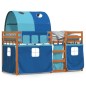 vidaXL Etagenbett mit Vorhängen Blau 90x190 cm Massivholz Kiefer vidaXL Etagenbett mit Vorhängen Blau 90x190 cm Massivholz Kiefer
