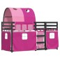vidaXL Etagenbett mit Vorhängen Rosa 90x190 cm Massivholz Kiefer vidaXL Etagenbett mit Vorhängen Rosa 90x190 cm Massivholz Kiefer