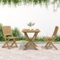 vidaXL Gartenstühle 2 Stk. Klappbar 57x48,5x90 cm Massivholz Akazie vidaXL Gartenstühle 2 Stk. Klappbar 57x48,5x90 cm Massivholz Akazie