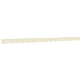 vidaXL Markisenvolant Creme Gestreift 4 m