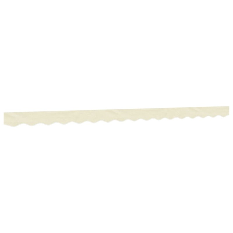 vidaXL Markisenvolant Creme Gestreift 4 m vidaXL Markisenvolant Creme Gestreift 4 m