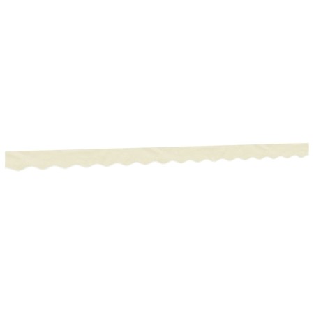 vidaXL Markisenvolant Creme Gestreift 4 m