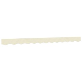 vidaXL Markisenvolant Creme Gestreift 3 m