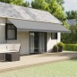 vidaXL Markisenvolant Anthrazit Gestreift 6 m vidaXL Markisenvolant Anthrazit Gestreift 6 m