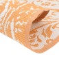 vidaXL Outdoor-Teppich Orange und Weiß Ø120 cm PP vidaXL Outdoor-Teppich Orange und Weiß Ø120 cm PP