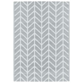 vidaXL Outdoor-Teppich Grau 140x200 cm PP