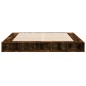 vidaXL Bettgestell Räuchereiche 180x200 cm Holzwerkstoff vidaXL Bettgestell Räuchereiche 180x200 cm Holzwerkstoff