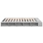 vidaXL Bettgestell Betongrau 160x200 cm Holzwerkstoff vidaXL Bettgestell Betongrau 160x200 cm Holzwerkstoff