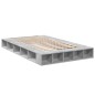vidaXL Bettgestell Betongrau 120x200 cm Holzwerkstoff vidaXL Bettgestell Betongrau 120x200 cm Holzwerkstoff