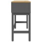 vidaXL Konsolentisch FLORO Grau 89,5x36,5x73 cm Massivholz Kiefer vidaXL Konsolentisch FLORO Grau 89,5x36,5x73 cm Massivholz Kiefer