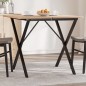 vidaXL Esstisch-Gestell in X-Form 60x60x73 cm Gusseisen vidaXL Esstisch-Gestell in X-Form 60x60x73 cm Gusseisen