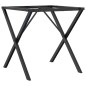 vidaXL Esstisch-Gestell in X-Form 60x60x73 cm Gusseisen vidaXL Esstisch-Gestell in X-Form 60x60x73 cm Gusseisen