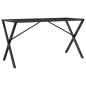 vidaXL Esstisch-Gestell in X-Form 140x60x73 cm Gusseisen vidaXL Esstisch-Gestell in X-Form 140x60x73 cm Gusseisen
