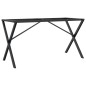vidaXL Esstisch-Gestell in X-Form 140x60x73 cm Gusseisen vidaXL Esstisch-Gestell in X-Form 140x60x73 cm Gusseisen