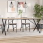 vidaXL Esstisch-Gestell in X-Form 180x80x73 cm Gusseisen vidaXL Esstisch-Gestell in X-Form 180x80x73 cm Gusseisen