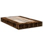 vidaXL Bettgestell Räuchereiche 135x190 cm Holzwerkstoff vidaXL Bettgestell Räuchereiche 135x190 cm Holzwerkstoff