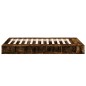 vidaXL Bettgestell Räuchereiche 135x190 cm Holzwerkstoff vidaXL Bettgestell Räuchereiche 135x190 cm Holzwerkstoff