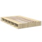 vidaXL Bettgestell Sonoma-Eiche 135x190 cm Holzwerkstoff vidaXL Bettgestell Sonoma-Eiche 135x190 cm Holzwerkstoff