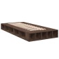 vidaXL Bettgestell Braun Eichen-Optik 100x200 cm Holzwerkstoff vidaXL Bettgestell Braun Eichen-Optik 100x200 cm Holzwerkstoff