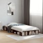 vidaXL Bettgestell Braun Eichen-Optik 100x200 cm Holzwerkstoff vidaXL Bettgestell Braun Eichen-Optik 100x200 cm Holzwerkstoff