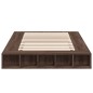 vidaXL Bettgestell Braun Eichen-Optik 120x190 cm Holzwerkstoff vidaXL Bettgestell Braun Eichen-Optik 120x190 cm Holzwerkstoff