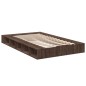 vidaXL Bettgestell Braun Eichen-Optik 120x190 cm Holzwerkstoff vidaXL Bettgestell Braun Eichen-Optik 120x190 cm Holzwerkstoff