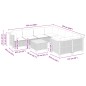 vidaXL 9-tlg. Garten-Sofagarnitur mit Kissen Grau Poly Rattan vidaXL 9-tlg. Garten-Sofagarnitur mit Kissen Grau Poly Rattan