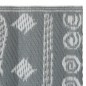 vidaXL Outdoor-Teppich Grau 80x250 cm PP vidaXL Outdoor-Teppich Grau 80x250 cm PP