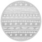 vidaXL Outdoor-Teppich Grau Ø160 cm PP vidaXL Outdoor-Teppich Grau Ø160 cm PP