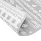 vidaXL Outdoor-Teppich Grau Ø160 cm PP vidaXL Outdoor-Teppich Grau Ø160 cm PP