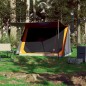 vidaXL Campingzelt 2 Personen Grau und Orange Wasserfest vidaXL Campingzelt 2 Personen Grau und Orange Wasserfest