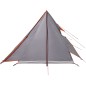 vidaXL Campingzelt 2 Personen Grau und Orange Wasserfest vidaXL Campingzelt 2 Personen Grau und Orange Wasserfest