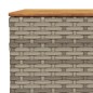 vidaXL 11-tlg. Garten-Sofagarnitur mit Kissen Grau Poly Rattan vidaXL 11-tlg. Garten-Sofagarnitur mit Kissen Grau Poly Rattan