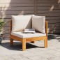 vidaXL Garten-Ecksofa mit Kissen Massivholz Akazie vidaXL Garten-Ecksofa mit Kissen Massivholz Akazie