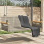 vidaXL Hängebank Grau 109x62x40 cm Poly Rattan vidaXL Hängebank Grau 109x62x40 cm Poly Rattan
