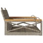 vidaXL Hängesessel Grau 63x62x40 cm Poly Rattan vidaXL Hängesessel Grau 63x62x40 cm Poly Rattan