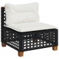 vidaXL 8-tlg. Garten-Sofagarnitur mit Kissen Schwarz Poly Rattan vidaXL 8-tlg. Garten-Sofagarnitur mit Kissen Schwarz Poly Rattan