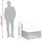 vidaXL 8-tlg. Garten-Sofagarnitur mit Kissen Schwarz Poly Rattan vidaXL 8-tlg. Garten-Sofagarnitur mit Kissen Schwarz Poly Rattan