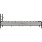 vidaXL Bettgestell Grau Sonoma 140x200 cm Holzwerkstoff und Metall vidaXL Bettgestell Grau Sonoma 140x200 cm Holzwerkstoff und Metall