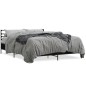 vidaXL Bettgestell Schwarz 150x200 cm Holzwerkstoff und Metall vidaXL Bettgestell Schwarz 150x200 cm Holzwerkstoff und Metall