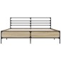 vidaXL Bettgestell Sonoma-Eiche 160x200 cm Holzwerkstoff und Metall vidaXL Bettgestell Sonoma-Eiche 160x200 cm Holzwerkstoff und Metall
