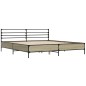 vidaXL Bettgestell Sonoma-Eiche 180x200 cm Holzwerkstoff und Metall vidaXL Bettgestell Sonoma-Eiche 180x200 cm Holzwerkstoff und Metall