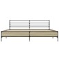 vidaXL Bettgestell Sonoma-Eiche 180x200 cm Holzwerkstoff und Metall vidaXL Bettgestell Sonoma-Eiche 180x200 cm Holzwerkstoff und Metall