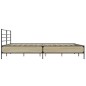 vidaXL Bettgestell Sonoma-Eiche 180x200 cm Holzwerkstoff und Metall vidaXL Bettgestell Sonoma-Eiche 180x200 cm Holzwerkstoff und Metall