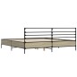 vidaXL Bettgestell Sonoma-Eiche 180x200 cm Holzwerkstoff und Metall vidaXL Bettgestell Sonoma-Eiche 180x200 cm Holzwerkstoff und Metall