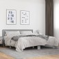 vidaXL Bettgestell Grau Sonoma 200x200 cm Holzwerkstoff und Metall vidaXL Bettgestell Grau Sonoma 200x200 cm Holzwerkstoff und Metall